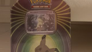 Pokemon Walgreens Mimikyu tin opening!!