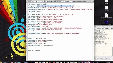 TeX Tutorial 6: Customize Page Margins