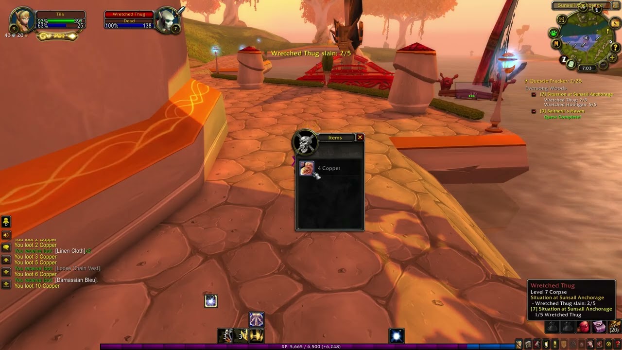 Situation at Sunsail Anchorage – WoW Classic  - TBC Quest Guide