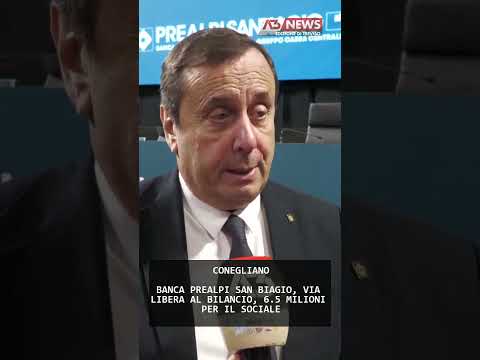 Video BANCA PREALPI SAN BIAGIO, VIA LIBERA AL BILANCIO, 6.5 MILIONI PER IL SOCIALE | 19/05/2026