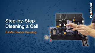 Step-by-Step Cleaning a Cell | BAMa Sensor Housing