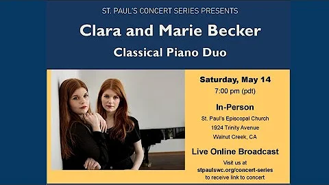 2022-05-14 Clara and Marie Becker - Classical Pian...