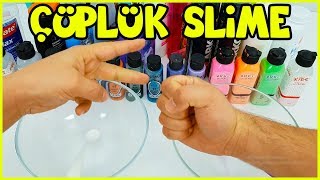 Çöplük Slime  Taş Kağıt Makas ile Eğlenceli Slime Challenge  Vak Vak TV