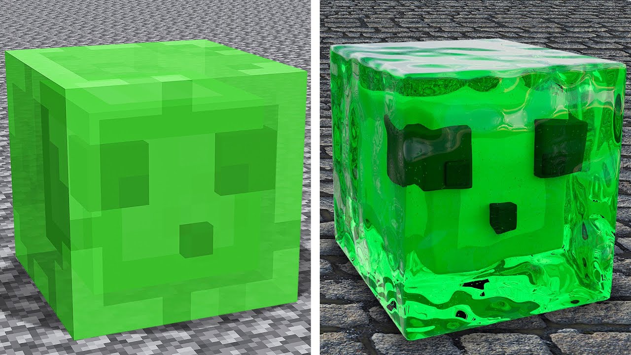 Minecraft items in real life items blocks animals youtube
