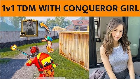 Conqueror girl 🔥challenge 1v1 in TDM only M24 || 1v1 tdm only m24🔫