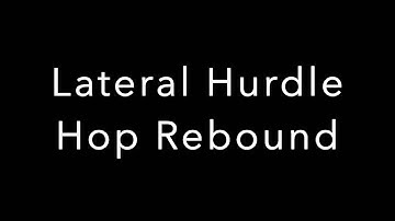 Lateral Hurdle Hop Rebound