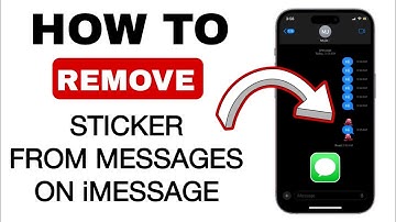 How to Remove Sticker from Message on iPhone - (LATEST UPDATE 2024)