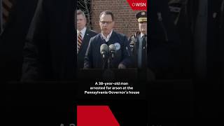 A 38-year-old man arrested for arson at Pennsylvania Governor's house #arson #arrest #pennsylvania #