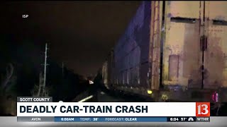 1 dead, 2 others hurt in Scott County car-train crash