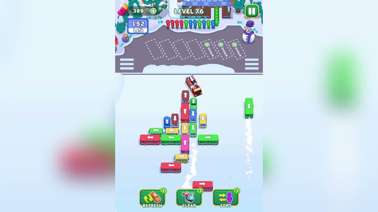 おしゃま　確認 Bus Escape Traffic Jam Level 76 - YouTube