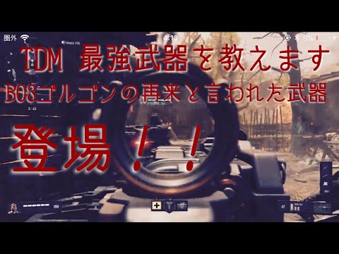 [COD:BO4] TDM㊙︎最強武器 BO3で最強と言われていたゴルゴンに匹敵する武器！！ TDM 実況[ブルー]