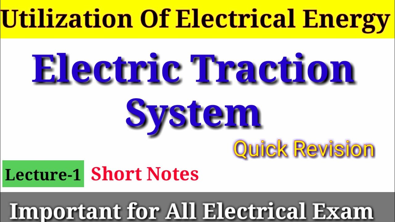 UPPCL JE EXAM 2022 UPPCL AE EXAM 2022 Electric Traction Electric