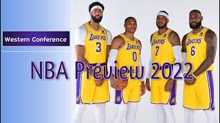 2022 NBA Standings Predictions: Western Conference