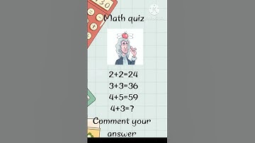 Maths quiz 🧐🧐 #shortsfeed #math quiz
