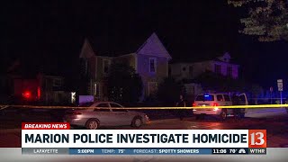 Marion Homicide Investigation