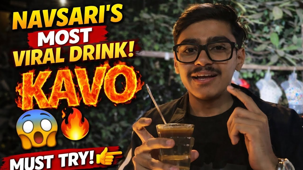 Trying Navsari’s MOST VIRAL Drink – KAVO! 🥤🔥 | Street Food Vlog