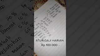 HOW TO BUDGET A 100K DAILY SALARY #budgeting #budget #viralshorts #viraltiktok #budget2022