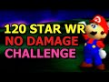 The hardest Mario 64 speedrun challenge I