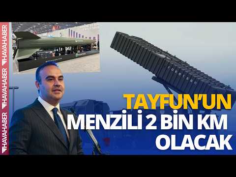 Tayfun füzesinin menzili 2 bin kilometre olacak.. Bakan Kacır açıkladı