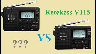 Retekess V115 vs Retekess V115. Сравнение радиоприемников