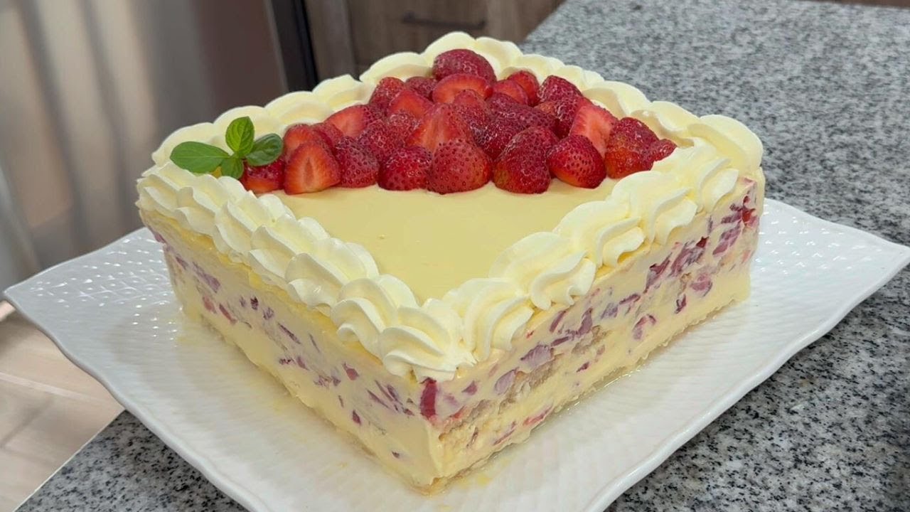 TIRAMISÚ DE FRESA 🍓