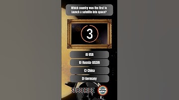 Which Country Was the First to Launch a Satellite into Space? 🚀🌍