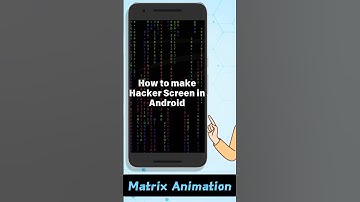 How to make hacker matrix display in android #termux #matrix #hacker #hackeranimation #cmatrix