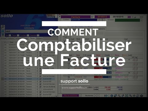 Comment Comptabiliser une Facture sous sollo