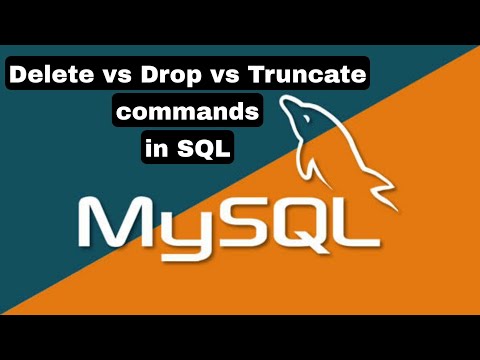 Delete vs Drop vs Truncate Command in SQL with Proper Example | How & Where You can use it