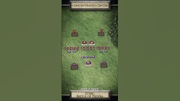 Ancient Tactics: Concentrated Center - Kings and Generals #shorts