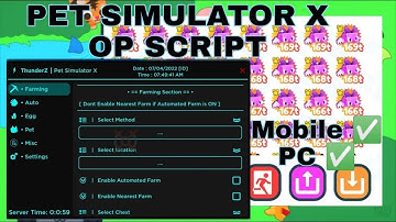 PET SIMULATOR X Script Pastebin 2022 UPDATE AUTO FARM | AUTO HATCH | FREE GAMEPASS (NO KEY) 🐾