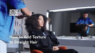 How to add texture to straight hair with Said Rubaii and Peggy Gou