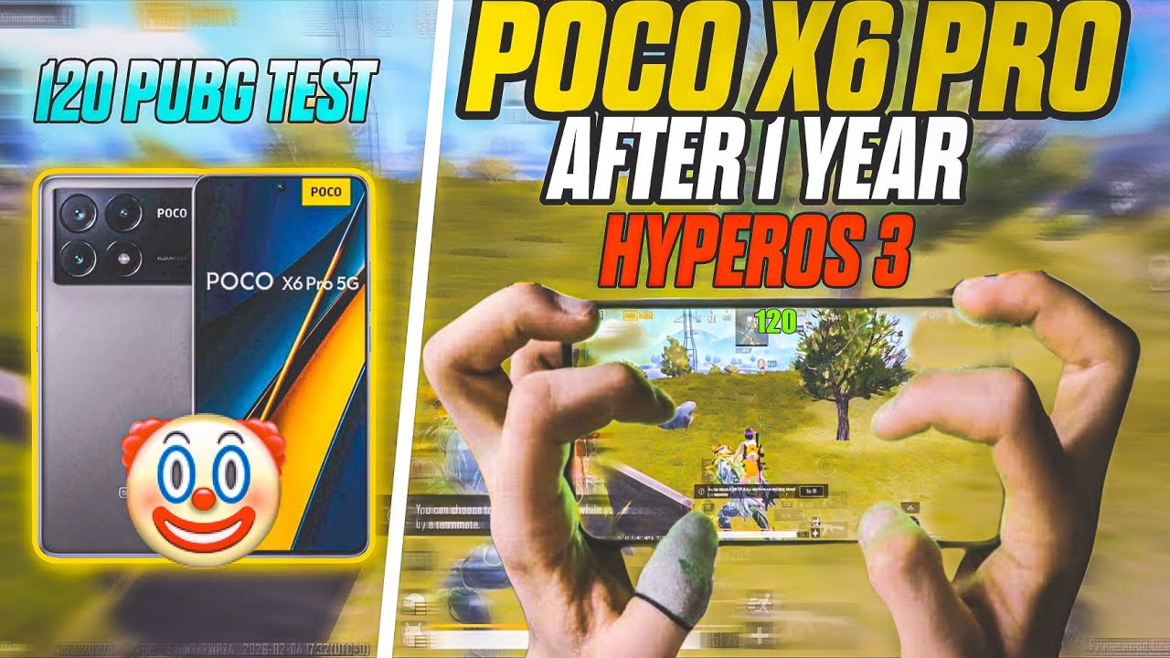 POCO X6 PRO🔱 NEW UPDATE 4.2 PUBG🤯SUPER SMOOTH+120 FPS TEST!😍SENSÏTIVITY & CONTROL🔥