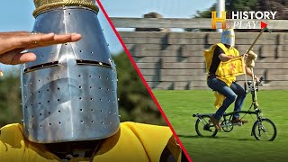 Al and Sanjeev Ride a 'Horse' Into Battle | Al Murray: Why Do The Brits Win Every War?