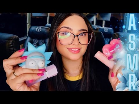 ASMR GAROTA DO TRANSPORTE ESCOLAR FAZ SUA MAKE NO PRIMEIRO DIA DE AULA!