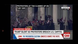 PROTESTERS BREACH AND STORM US CAPITAL!! CHAOS IN WASHINGTON..