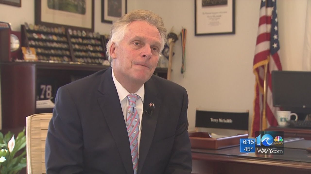 Governor McAuliffe reflects on his time in office