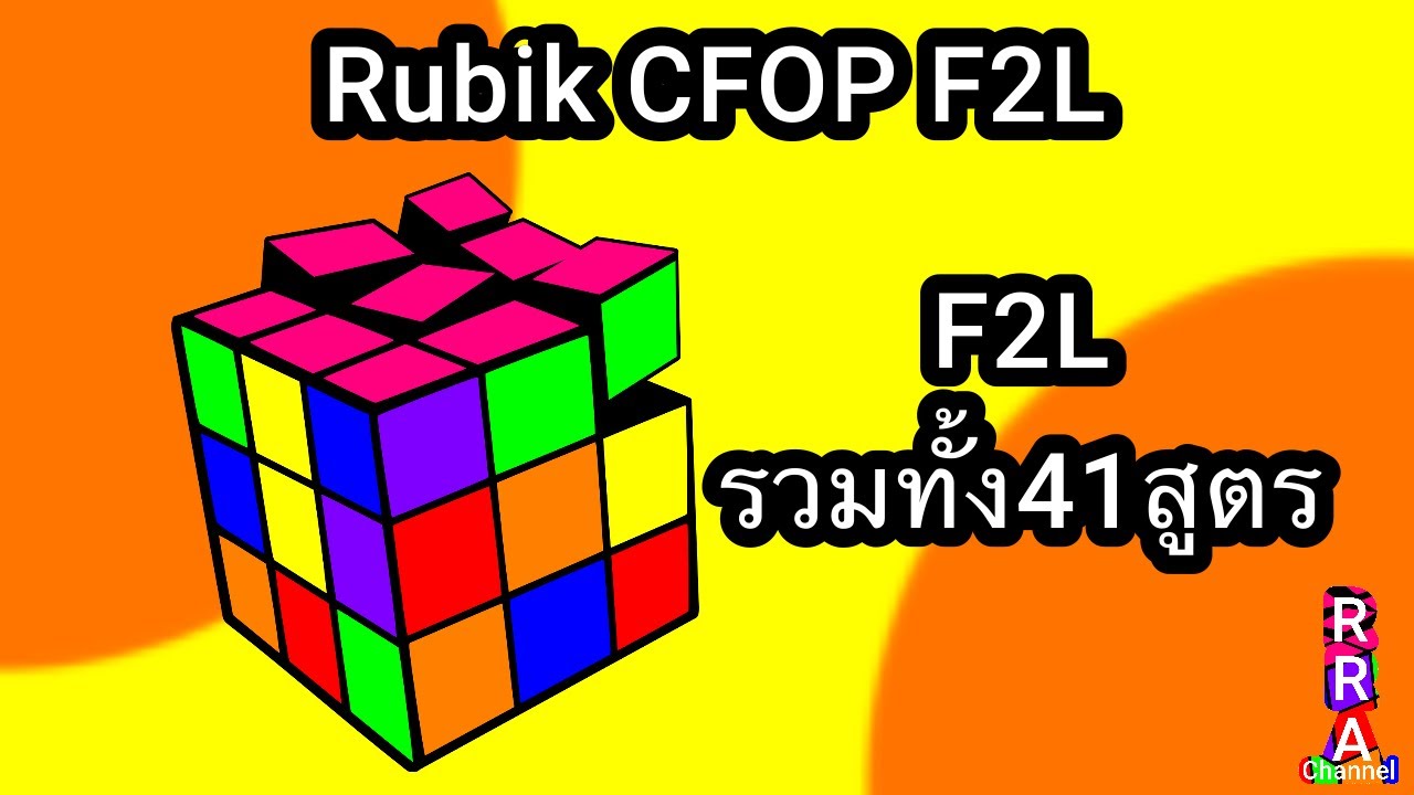 รวมสูตรรูบิค F2Lทั้ง41สูตร