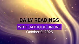 Daily Reading for Thursday, October 9th, 2025 HD video Image of Daily Reading for Thursday, October 9th, 2025 HD video