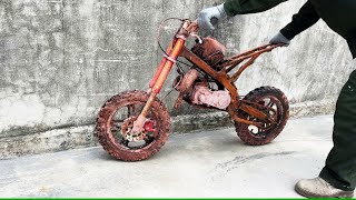 Old rusty 50cc motorcycle completely restored by The Restoration 2R 16,814 views 2 months ago 17 minutes