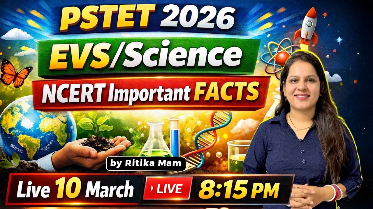 🎯NCERT Imp. FACTS { EVS/Science } 🌱 PSTET 2026 by Ritika Mam📘#pstet2026