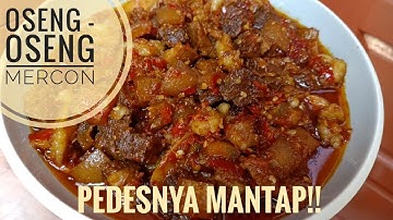 Resep oseng oseng mercon enak dan pedeeesss banget