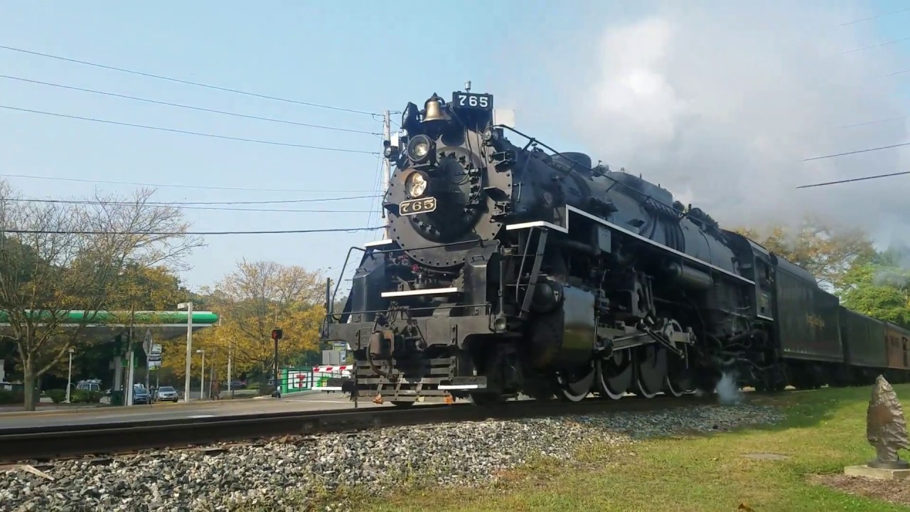 756 Locomotive in Akron 9/17/2017 - YouTube