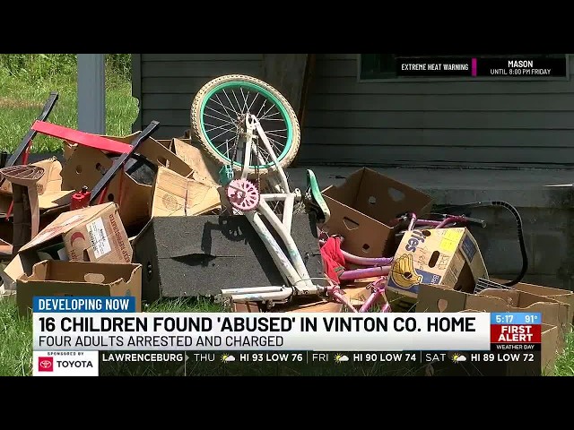 Ohio family hid 16 kids in 'third world' living conditions for