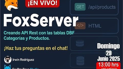 FoxServer Episode 2 | Creating a REST API with the Categorias.dbf Table