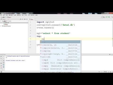 36 - show data from sqlite3 by select part 1