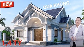 1,4 TỶ TRỌN GÓI mẫu biệt thự MÁI THÁI do MAXHOME thiết kế  | MH01277