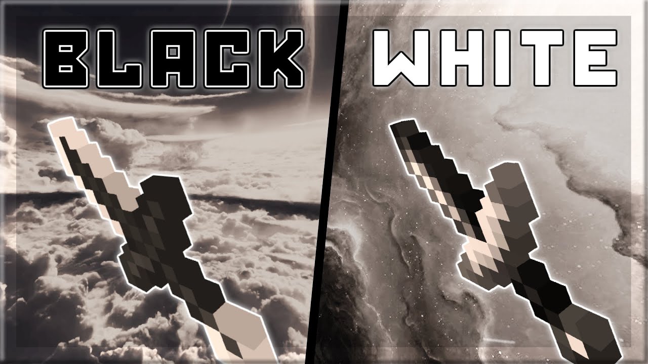 The best black white texture packs for bedwars 1 8 9 pvp fps boost