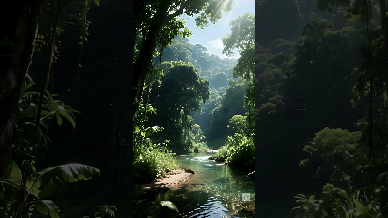 Sun-dappled Stream | Nature Sounds, White Noise 