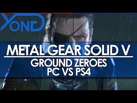 Metal Gear Solid V - Ground Zeroes PC Max Settings VS PS4 Graphics Comparison